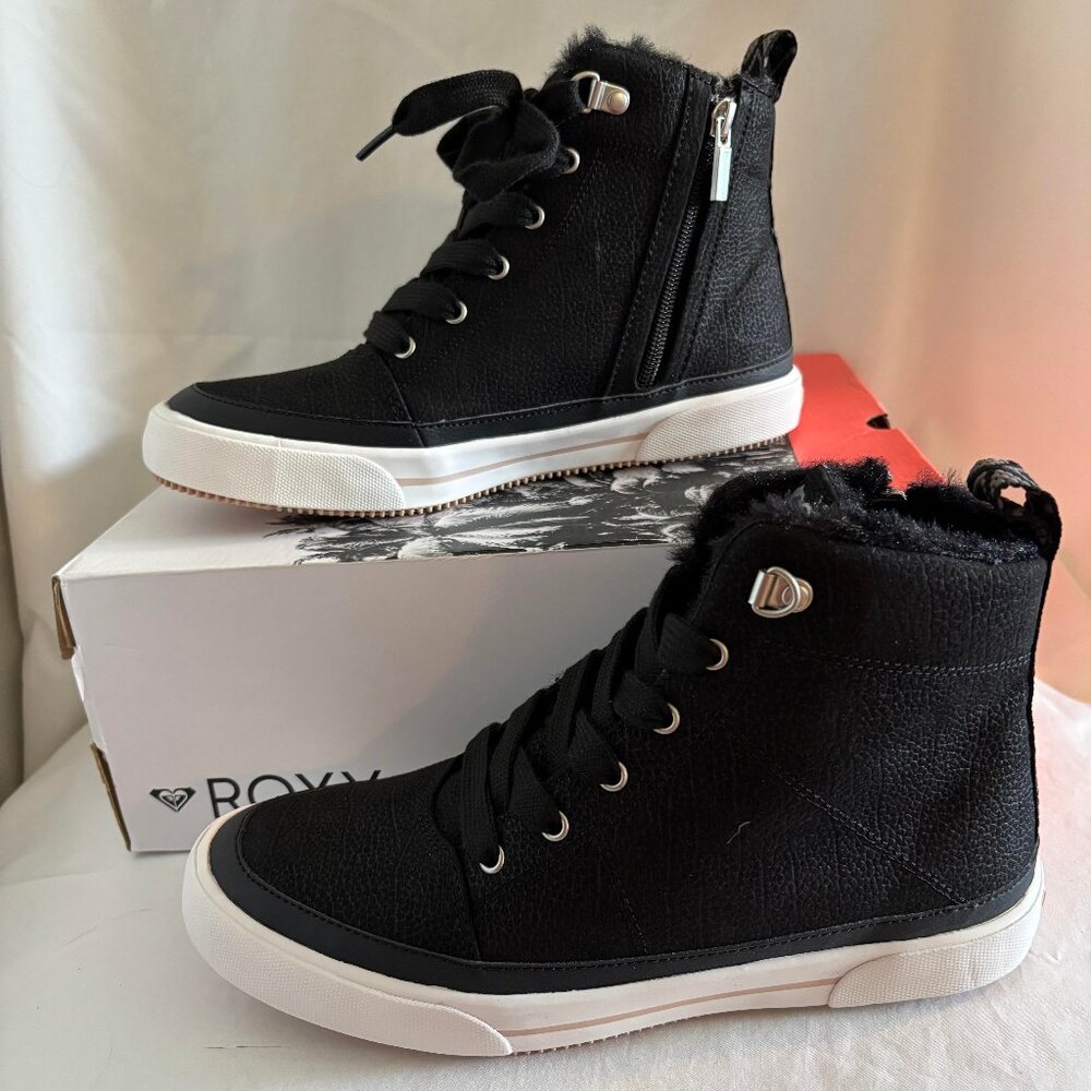 Roxy Ivan Fur High Top Sneakers